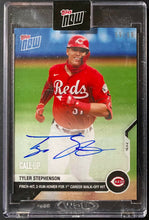 Load image into Gallery viewer, 2020 Topps Now Call-up Reds Tyler Stephenson Walk-off Homer RC Auto #265A 59/99
