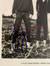 Load image into Gallery viewer, 1998 The Tragically Hip 2 Members Signed Autographed B&amp;W Photo Music Rock VTG
