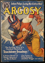 Load image into Gallery viewer, 1939 Argosy Weekly Issue Football Cover Vintage American Pulp Magazine Vtg
