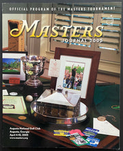 Load image into Gallery viewer, 2005 PGA Golf Masters Tournament Program Tiger Woods Wins His 3rd Vintage
