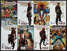 Load image into Gallery viewer, 2007-08 Signed Spider-Man One More Day Series 8 Comics Autographed Stan Lee JSA
