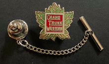 Load image into Gallery viewer, c1900&#39;s Canada Grand Trunk Railroad Tie-Tack Railway Historical Pin + Cap
