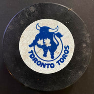 1973-74 Toronto Toros WHA Hockey Official Game Puck Biltrite Old Slug Davidson