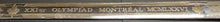 Load image into Gallery viewer, 1976 Montreal Summer Olympics Official Ceremonial Wilkinson Presentation Sword
