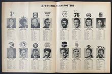 Load image into Gallery viewer, 1974 NBA Game Program Toronto Maple Leaf Gardens Buffalo Braves New York Knicks
