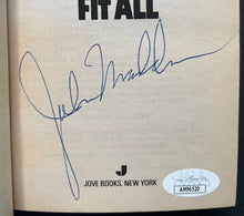 Load image into Gallery viewer, John Madden Autographed Signed One Size Doesn&#39;t Fit All Book NFL Football JSA
