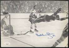 Load image into Gallery viewer, Bobby Orr Autographed Signed NHL Hockey Photo Boston Bruins Flying Goal JSA COA
