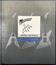 Load image into Gallery viewer, 2023 James Hetfield Signed Book Messengers: The Guitars of James Hetfield COA
