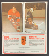 Load image into Gallery viewer, 1974-75 Lipton Soup Hockey Cards Uncut Sheet Lapointe + Smith NHL Hockey
