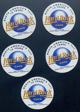 Load image into Gallery viewer, Hard Rock Cafe Skydome Montreal Toronto Bar Restaurant Coasters x5 Vintage
