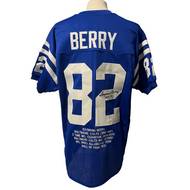 Raymond Berry Signed Custom Baltimore Colts Display Jersey Autographed JSA