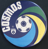 Circa 1970 Vtg New York Cosmos NASL North American Soccer League Pinback Button