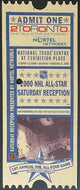2000 NHL Hockey All-Star Saturday Reception Ticket Stub Vintage Toronto
