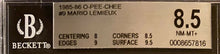 Load image into Gallery viewer, 1985 NHL Hockey Mario Lemieux O-Pee-Chee Rookie Card Beckett 8.5 NM-MT+ Penguins

