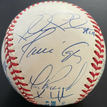 Load image into Gallery viewer, 1997 Atlanta Braves Team Signed Rawlings Baseball 23 Autos Maddux Smoltz JSA LOA
