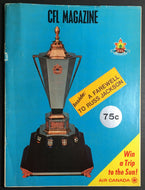 1969 CFL Football Program Eastern Championship Game Lansdowne Argonauts Ottawa