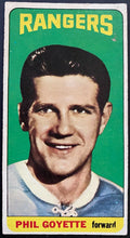 Load image into Gallery viewer, 1964-65 Vintage New York Rangers Phil Goyette Topps Tallboy NHL Hockey Card
