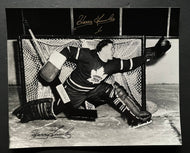 Harry Lumley Autographed Toronto Maple Leafs NHL Hockey Photo Signed Vintage