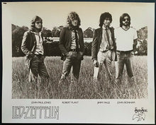 Load image into Gallery viewer, 1979 Type 1 Original Studio Photo Rock Band Led Zeppelin Knebworth Jimmy Page
