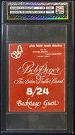1980 Bob Seger & The Silver Bullet Band Backstage Pass Pine Knob icert EX+ 5.5