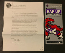 Load image into Gallery viewer, 1996 Toronto Raptors NBA Basketball Inaugural Season Charity Dinner Invitation +

