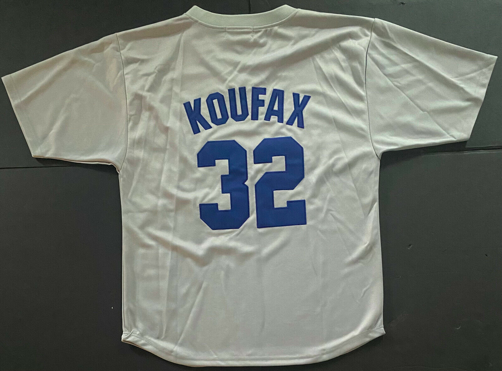 Sandy Koufax #32, Los Angeles Dodgers 1958 Throwback Jersey top