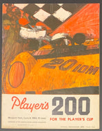 1964 Mosport Players 200 Formula Race Program Jim Clark Dan Gurney