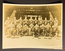 Load image into Gallery viewer, 1938 New Haven Eagles Hockey Team Photo Many NHLers Facsimile Autographed Rare
