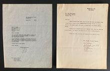 Load image into Gallery viewer, 1960 Toronto Maple Leaf Baseball Club Office Memo + Signed Vintage Letter
