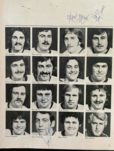 Load image into Gallery viewer, 1973 Toronto Toros 2nd WHA Hockey Game Program + Ticket Autographed Signed v NY
