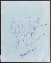 Load image into Gallery viewer, Vintage 1965 HOFer Elmer Lach Autographed Album Page NHL Hockey Signed Cut
