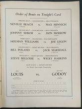 Load image into Gallery viewer, 1940 Yankee Stadium Joe Louis Heavyweight Championship Boxing Program v Arturo
