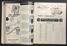 Load image into Gallery viewer, 1947 Chicago Stadium NHL Hockey Program Blackhawks vs New York Rangers Conacher
