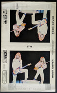 1981 Styx Rock'N School Book Cover Music Rock Band James Young Tommy Shaw VTG