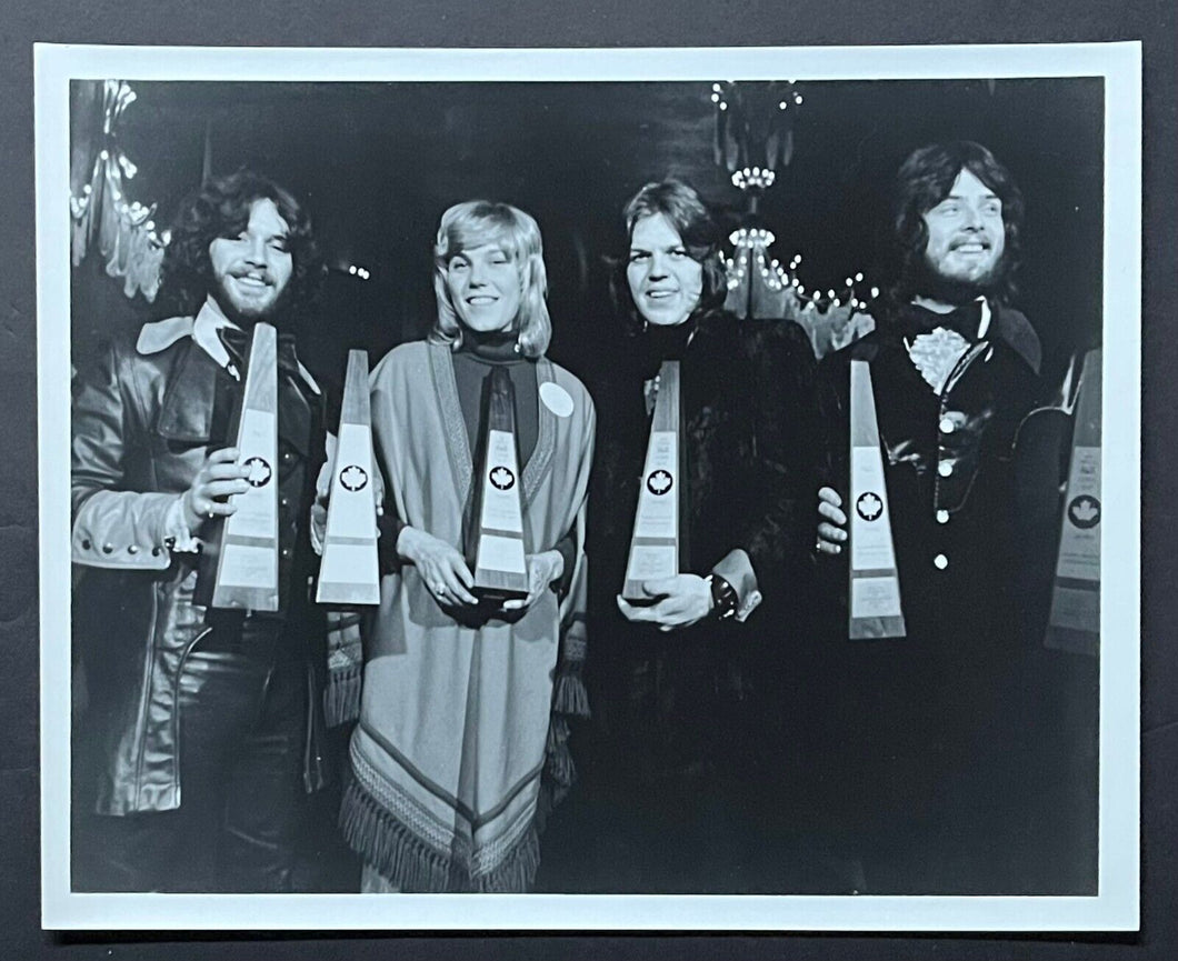 1972 Anne Murray + The Stampeders Juno Awards Press Photo