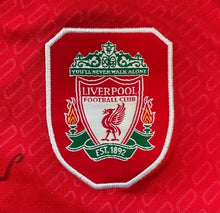 Load image into Gallery viewer, 2004-05 Premier League Liverpool Team Signed Autographed Soccer Jersey LOA
