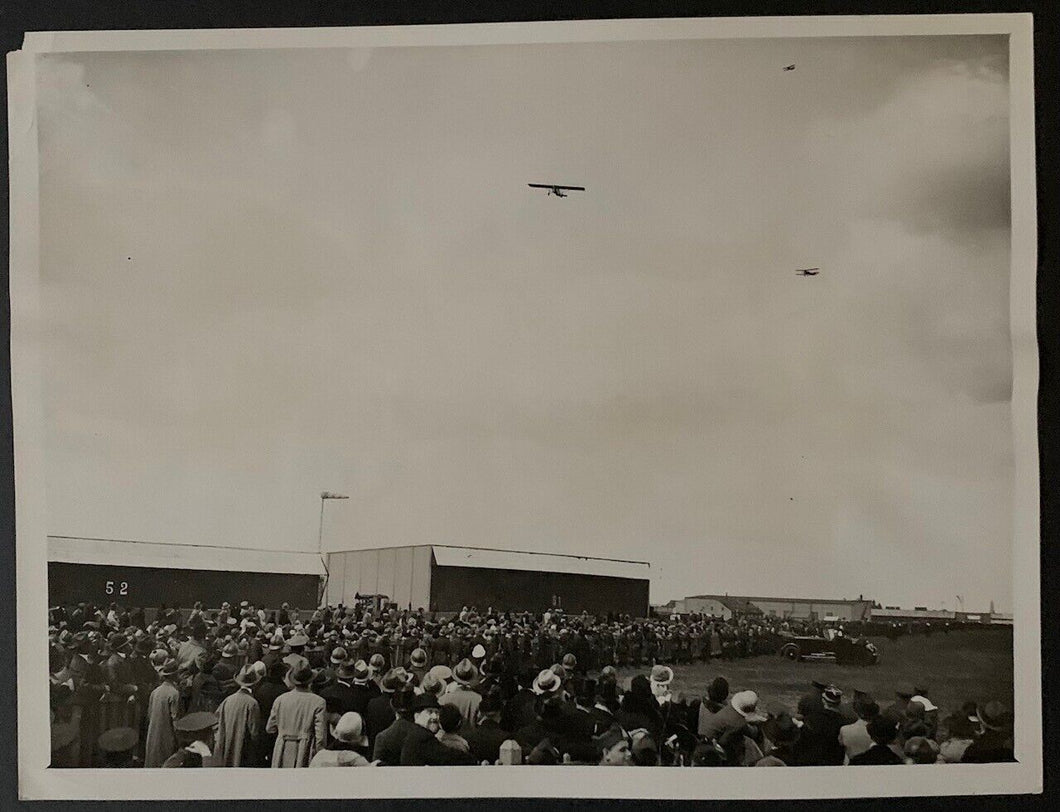 1929 Charles Lindbergh Aviator Photo Belgium Flight Historical Photograph