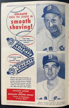 Load image into Gallery viewer, 1951 Rookie Mickey Mantle #6 New York Yankees Lineup Fenway Park Program Vintage
