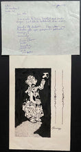 Load image into Gallery viewer, Denis Chaisson Comic Artist Original Letter Written To Penny Dreadful Editor
