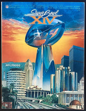 Load image into Gallery viewer, 1980 NFL Football Super Bowl XIV Vtg Program Pittsburgh Steelers Beat LA Rams

