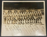 Vintage NHL 1938-39 Detroit Red Wings Hockey Type 1 Team Photo