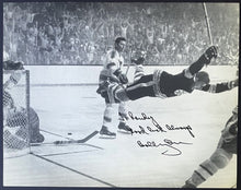 Load image into Gallery viewer, Bobby Orr Autographed Signed NHL Hockey Photo Boston Bruins Flying Goal Playoffs

