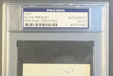 Load image into Gallery viewer, Elvis Presley Autographed Cut Vintage Rock Signed Slabbed Authenticated PSA/DNA
