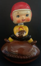 Load image into Gallery viewer, 1960s Vintage Football Bobblehead China Piggybank
