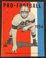 1954 NFL Pro Football Pictorial Yearbook Otto Graham Doak Walker Joe Perry Vtg