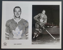 Load image into Gallery viewer, NHL Toronto Maple Leafs Don McKenney Autographed Photo - Torchy Schell JSA
