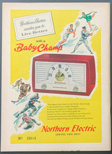 Load image into Gallery viewer, 1954 CFL Football Program Winnipeg Blue Bombers vs Saskatchewan Roughriders
