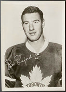 1967 Toronto Maple Leafs Team Issued NHL Hockey Photo Bob Pulford Vintage