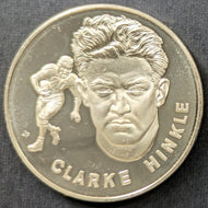1972 Clarke Hinkle Pro Football Hall Of Fame Medal Franklin Mint 1 Troy Oz. NFL