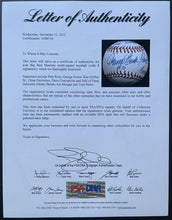 Load image into Gallery viewer, MLB Big Red Machine Multi Signed Baseball x8 Autographed Cincinnati Reds PSA LOA
